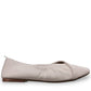 Roamers Malia ballet flats in marshmallow soft leather with a slip-on design and pointed toe.
photo of the right side