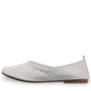 Roamers Malia ballet flats in marshmallow soft leather with a slip-on design and pointed toe.
photo of the left side