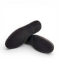 ROAMERS NILA black metallic leather loafer with a platform sole and saddle strap detail.
photo of the bottom side