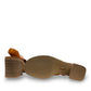 Roamers Qiana orange leather slingback sandals with a 3-inch block heel and elasticated back strap
photo of the bottom
