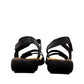 Romika Ibiza black leather sandal with four adjustable hook and loop straps and flexible outsole.
photo of the back side