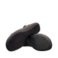 Romika Ibiza black leather sandal with four adjustable hook and loop straps and flexible outsole.
photo of the bottom side