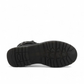 Romika Peyton 09 black vegan nubuck waterproof ankle boots with a buckle strap and faux fur lining.
photo of the bottom side