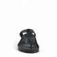 Romika Roemer 07 black EVA waterproof thong sand al with adjustable T-strap buckle and contoured footbed.
photo of the front side