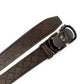 MEN'S GENUINE LEATHER BELT - DARK BROWN