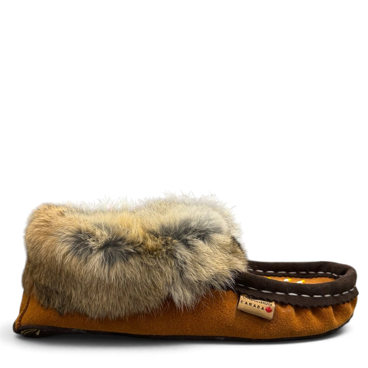 ALBERTA SUEDE MOCCASIN - TAN BROWN