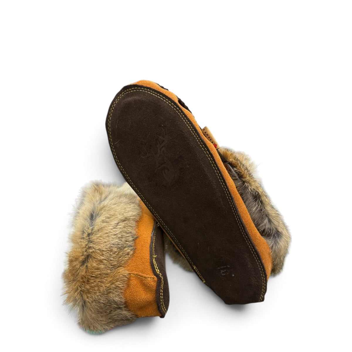 ALBERTA SUEDE MOCCASIN - TAN BROWN