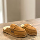 ARIA KAVIR MOCCASIN SLIPPERS - TAN