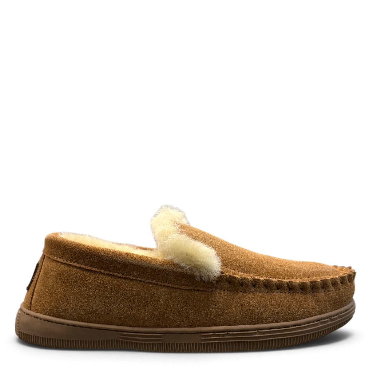 ARIA DARYA MOCCASIN SLIPPERS - TAN