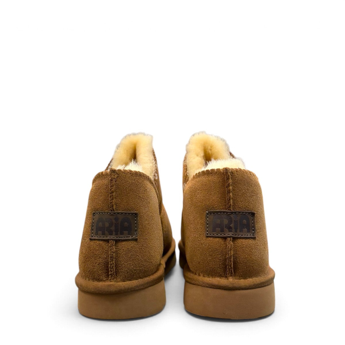 ARIA PARMIS MOCCASIN SLIPPERS - TAN