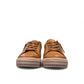 SAFE STEP 25491 LION tan leather sneaker with side zipper, elastic laces, and textured synthetic sole.