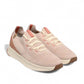 SAOLA Tsavo 3W sneaker in faded rose featuring a breathable recycled knit upper and cushioned midsole. Photo of front side views.