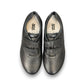 SAS Me Too black leather athletic walking shoe with adjustable EZ Straps and shock-absorbing sole.
photo of the top side