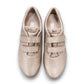 SAS Me Too mocha leather athletic walking shoe with adjustable EZ Straps and shock-absorbing sole.
photo of the top side