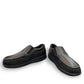 SAS Navigator black water-resistant leather slip-on shoe with non-slip X-Tra Grip sole.
photo of the front side