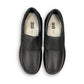 SAS Navigator black water-resistant leather slip-on shoe with non-slip X-Tra Grip sole.
photo of the top side