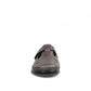 SAS Roamer Santolina metallic grey leather comfort shoe with cutout details and adjustable strap.
photo of the front side