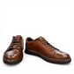 Description:
1. Genuine Leather Upper for a Polished finish
2. Leather Lining for Breathability and Comfort
3. Durable Rubber Outsole with Excellent Traction
4. Lace-up Closure for a Secure, Adjustable Fit
5. Ideal for Formal Occasions or Smart Casual Wear
6. Detailed with Subtle Handmade Stitching for a Refined, distinctive look.