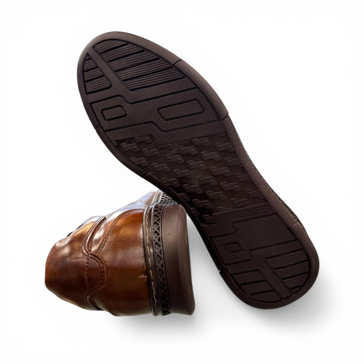Description:
1. Genuine Leather Upper for a Polished finish
2. Leather Lining for Breathability and Comfort
3. Durable Rubber Outsole with Excellent Traction
4. Lace-up Closure for a Secure, Adjustable Fit
5. Ideal for Formal Occasions or Smart Casual Wear
6. Detailed with Subtle Handmade Stitching for a Refined, distinctive look.