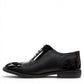 Premium Genuine Leather: Crafted with a genuine leather upper and breathable leather lining for a polished look and lasting comfort.
Comfort & Durability: Features a durable rubber outsole with excellent traction and a lace-up closure for a secure, adjustable fit.
Versatile Style: Finished with subtle handmade stitching for a refined, distinctive look, making it ideal for formal occasions or smart casual wear.
