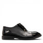 Premium Genuine Leather: Crafted with a genuine leather upper and breathable leather lining for a polished look and lasting comfort.
Comfort & Durability: Features a durable rubber outsole with excellent traction and a lace-up closure for a secure, adjustable fit.
Versatile Style: Finished with subtle handmade stitching for a refined, distinctive look, making it ideal for formal occasions or smart casual wear.