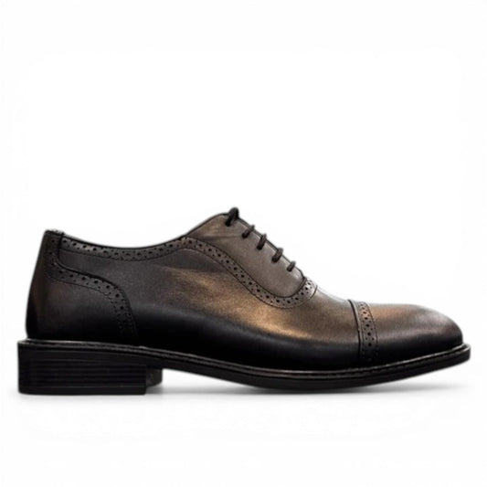 Description:
1. Genuine Leather Upper for a Polished finish
2. Leather Lining for Breathability and Comfort
3. Durable Rubber Outsole with Excellent Traction
4. Lace-up Closure for a Secure, Adjustable Fit
5. Ideal for Formal Occasions or Smart Casual Wear
6. Detailed with Subtle Handmade Stitching for a Refined, distinctive look.