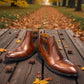 SATEL PERSIA 2- BROWN Description:
1. Genuine Leather Upper boots for a Polished finish
2. Leather Lining for Breathability and Comfort
3. Durable Rubber Outsole with Excellent Traction
4. Ideal for Formal Occasions or Smart Casual Wear
5. Detailed with Subtle Handmade Stitching for a Refined, distinctive look.