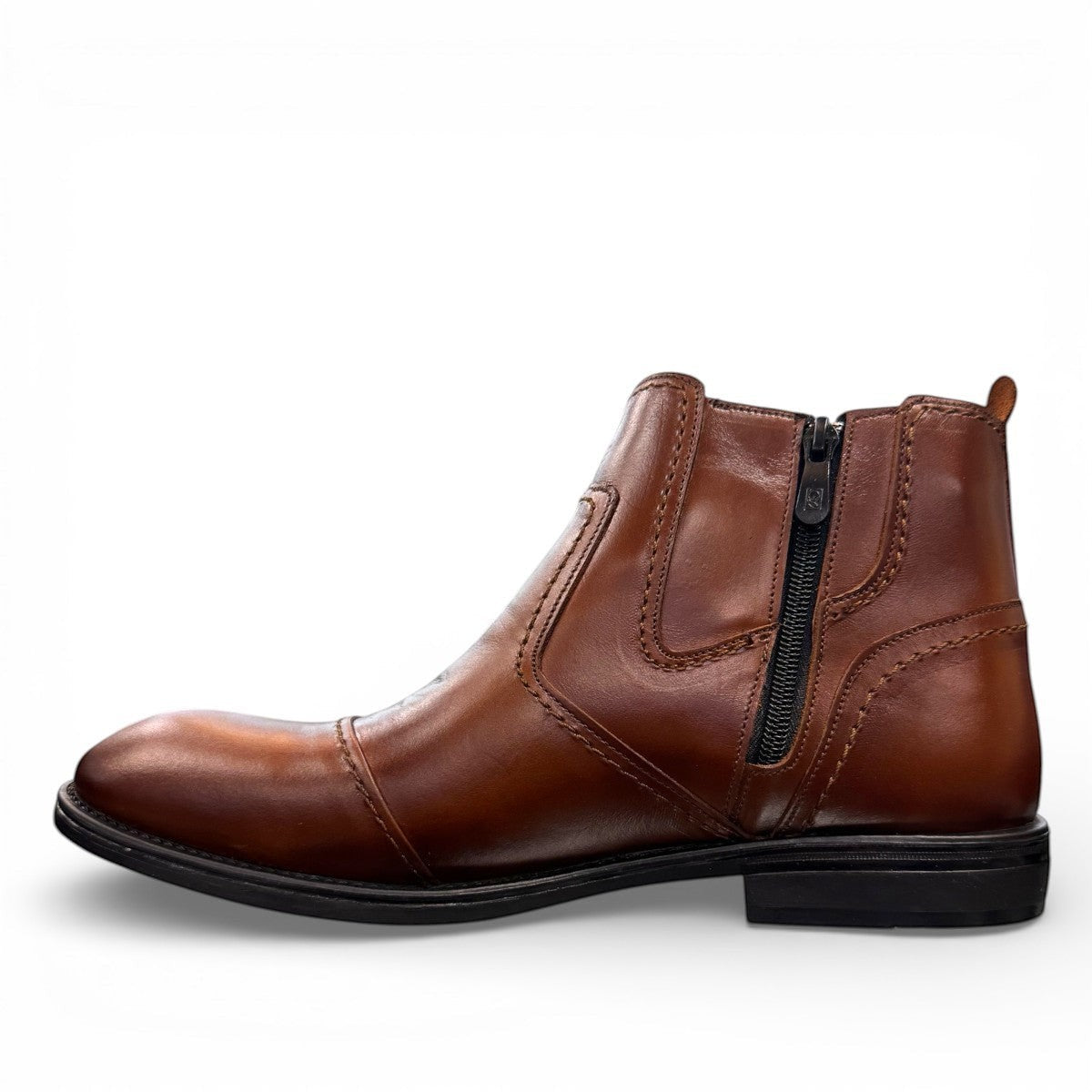 SATEL PERSIA 2- BROWN Description:
1. Genuine Leather Upper boots for a Polished finish
2. Leather Lining for Breathability and Comfort
3. Durable Rubber Outsole with Excellent Traction
4. Ideal for Formal Occasions or Smart Casual Wear
5. Detailed with Subtle Handmade Stitching for a Refined, distinctive look.