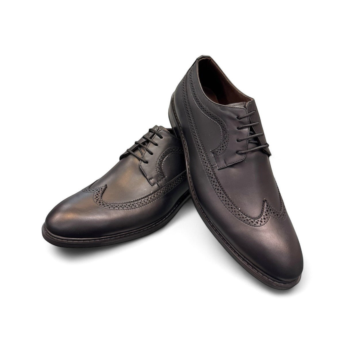 Description:
1. Genuine Leather Upper for a Polished finish
2. Leather Lining for Breathability and Comfort
3. Durable Rubber Outsole with Excellent Traction
4. Lace-up Closure for a Secure, Adjustable Fit
5. Ideal for Formal Occasions or Smart Casual Wear
6. Detailed with Subtle Handmade Stitching for a Refined, distinctive look.