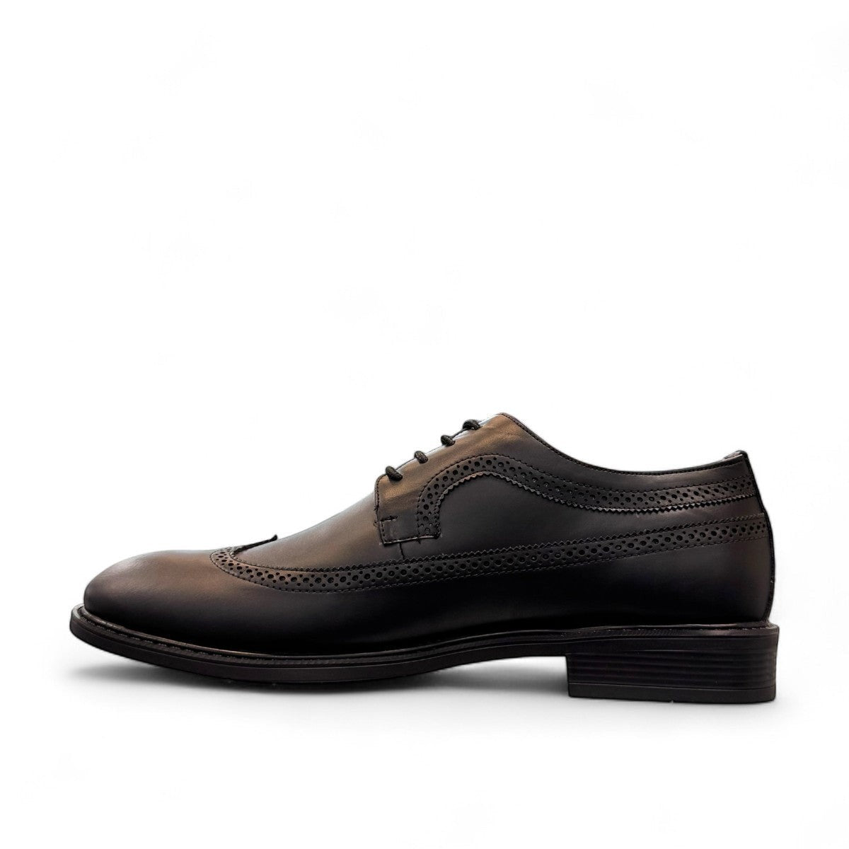 Description:
1. Genuine Leather Upper for a Polished finish
2. Leather Lining for Breathability and Comfort
3. Durable Rubber Outsole with Excellent Traction
4. Lace-up Closure for a Secure, Adjustable Fit
5. Ideal for Formal Occasions or Smart Casual Wear
6. Detailed with Subtle Handmade Stitching for a Refined, distinctive look.