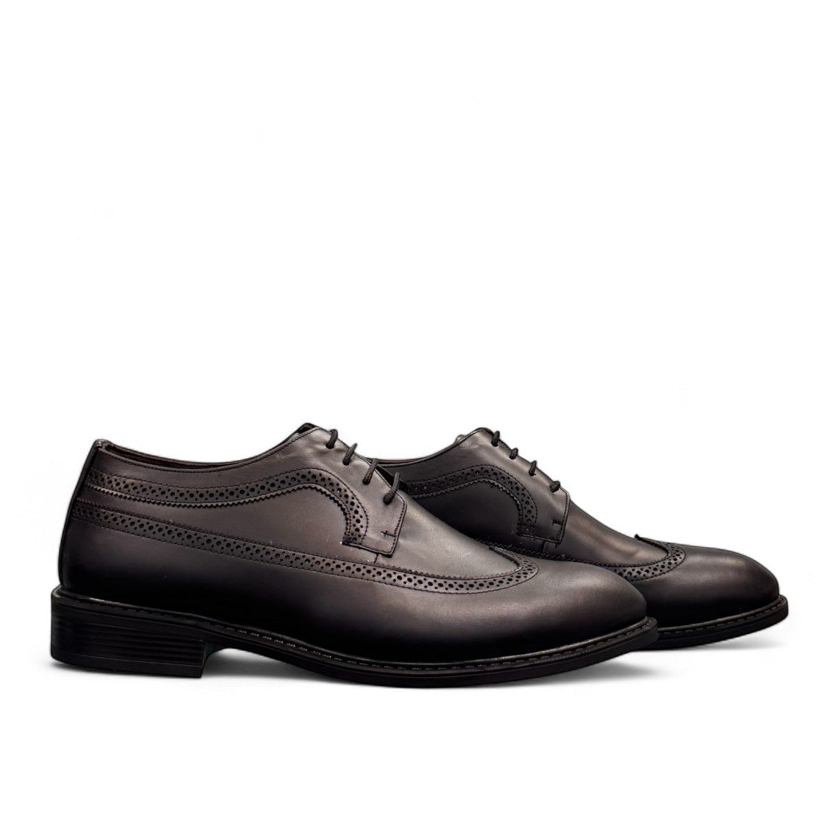 Description:
1. Genuine Leather Upper for a Polished finish
2. Leather Lining for Breathability and Comfort
3. Durable Rubber Outsole with Excellent Traction
4. Lace-up Closure for a Secure, Adjustable Fit
5. Ideal for Formal Occasions or Smart Casual Wear
6. Detailed with Subtle Handmade Stitching for a Refined, distinctive look.