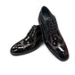Description:
1. Genuine Leather Upper for a Polished finish
2. Leather Lining for Breathability and Comfort
3. Durable Rubber Outsole with Excellent Traction
4. Lace-up Closure for a Secure, Adjustable Fit
5. Ideal for Formal Occasions or Smart Casual Wear
6. Detailed with Subtle Handmade Stitching for a Refined, distinctive look.