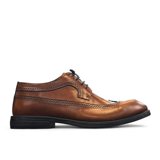 Description:
1. Genuine Leather Upper for a Polished finish
2. Leather Lining for Breathability and Comfort
3. Durable Rubber Outsole with Excellent Traction
4. Lace-up Closure for a Secure, Adjustable Fit
5. Ideal for Formal Occasions or Smart Casual Wear
6. Detailed with Subtle Handmade Stitching for a Refined, distinctive look.