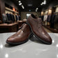Description:
1. Genuine Leather Upper for a Polished finish
2. Leather Lining for Breathability and Comfort
3. Durable Rubber Outsole with Excellent Traction
4. Lace-up Closure for a Secure, Adjustable Fit
5. Ideal for Formal Occasions or Smart Casual Wear
6. Detailed with Subtle Handmade Stitching for a Refined, distinctive look.