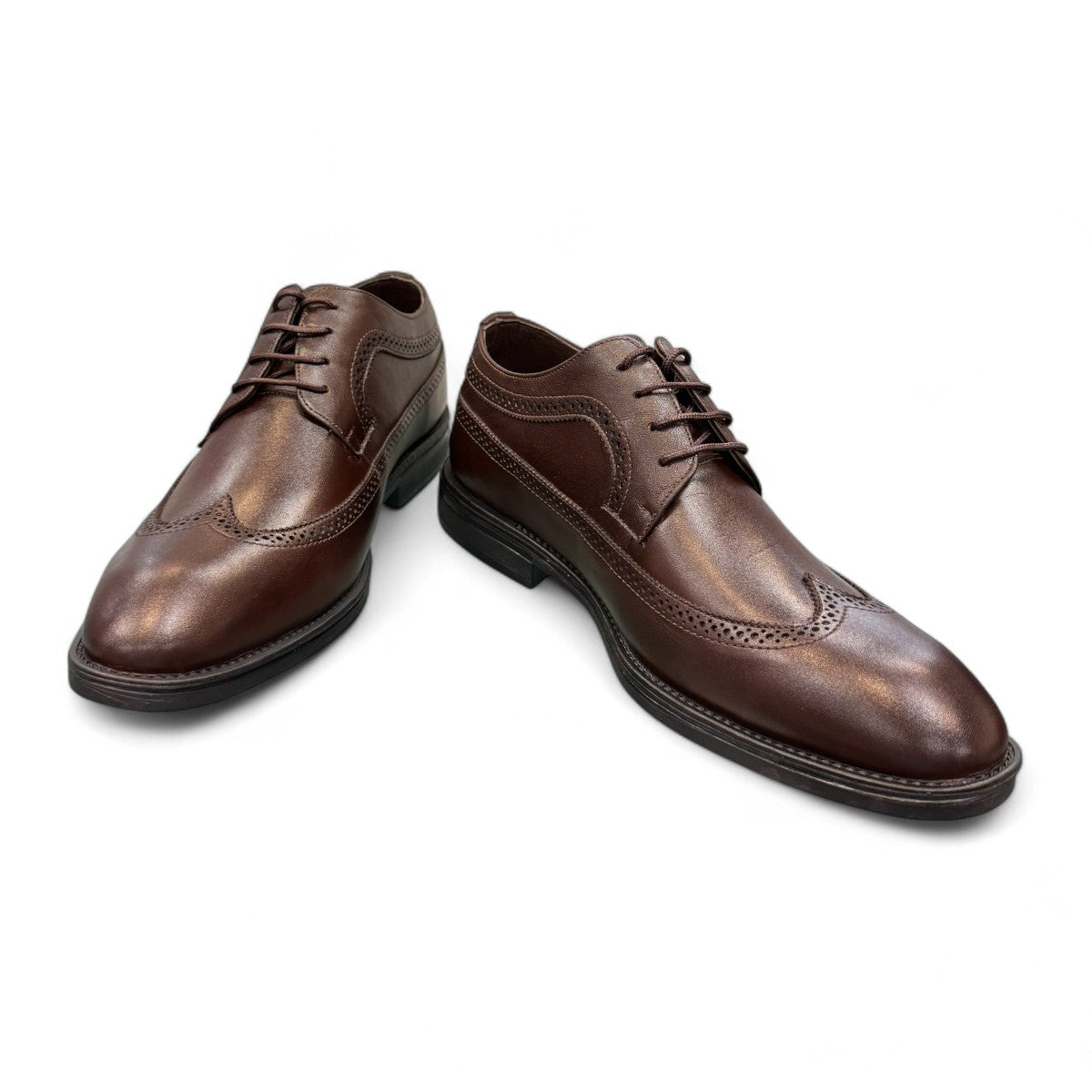Description:
1. Genuine Leather Upper for a Polished finish
2. Leather Lining for Breathability and Comfort
3. Durable Rubber Outsole with Excellent Traction
4. Lace-up Closure for a Secure, Adjustable Fit
5. Ideal for Formal Occasions or Smart Casual Wear
6. Detailed with Subtle Handmade Stitching for a Refined, distinctive look.