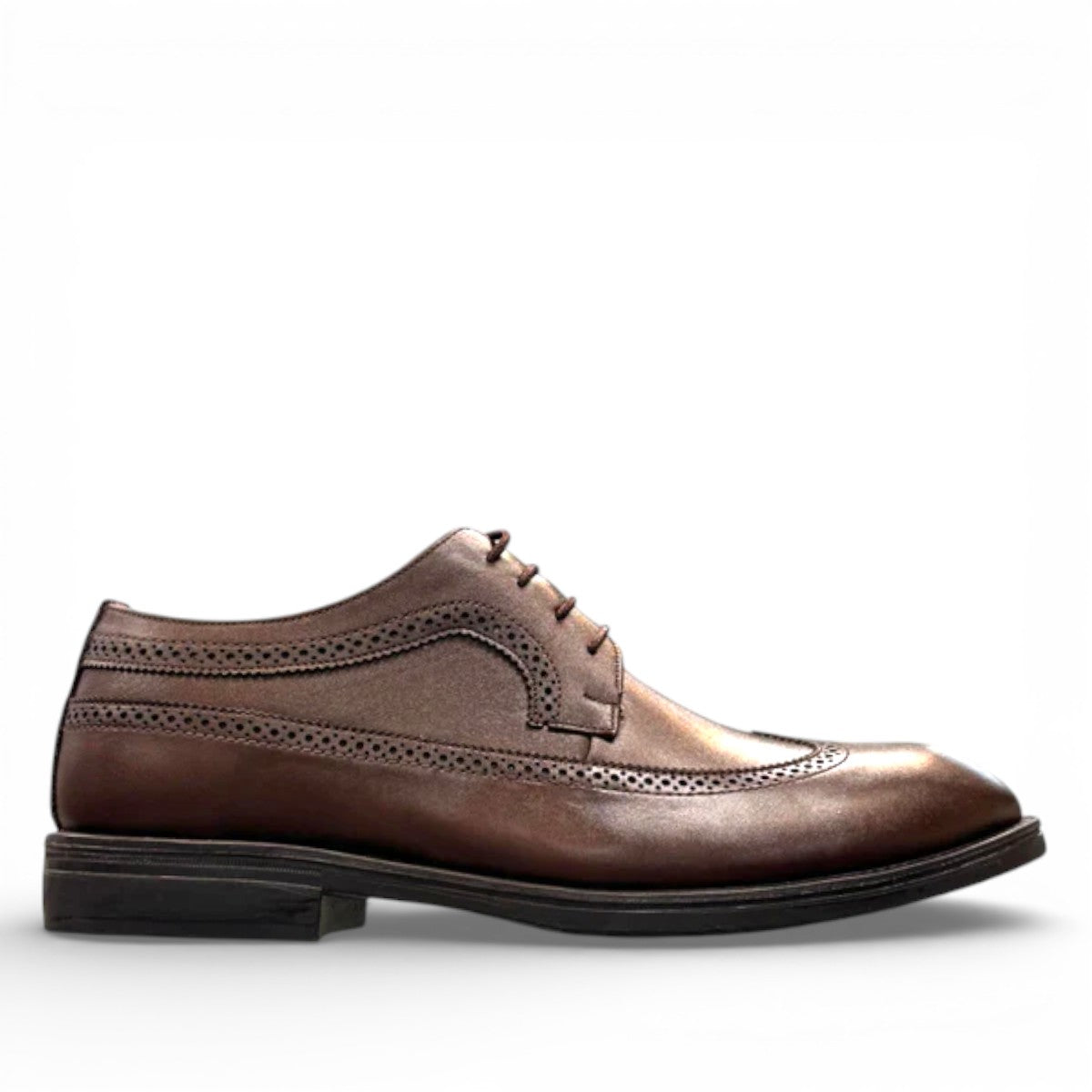 Description:
1. Genuine Leather Upper for a Polished finish
2. Leather Lining for Breathability and Comfort
3. Durable Rubber Outsole with Excellent Traction
4. Lace-up Closure for a Secure, Adjustable Fit
5. Ideal for Formal Occasions or Smart Casual Wear
6. Detailed with Subtle Handmade Stitching for a Refined, distinctive look.