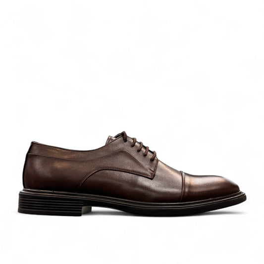 Description:
1. Genuine Leather Upper for a Polished finish
2. Leather Lining for Breathability and Comfort
3. Durable Rubber Outsole with Excellent Traction
4. Lace-up Closure for a Secure, Adjustable Fit
5. Ideal for Formal Occasions or Smart Casual Wear