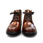 Description:
1. Genuine Leather and suede Upper for a Polished finish
2. Leather Lining for Breathability and Comfort
3. Durable Rubber Outsole with Excellent Traction
4. Lace-up Closure for a Secure, Adjustable Fit
5. Ideal for Formal Occasions or Smart Casual Wear
6. Detailed with Subtle Handmade Stitching for a Refined, distinctive look.