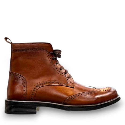 Description:
1. Genuine Leather and suede Upper for a Polished finish
2. Leather Lining for Breathability and Comfort
3. Durable Rubber Outsole with Excellent Traction
4. Lace-up Closure for a Secure, Adjustable Fit
5. Ideal for Formal Occasions or Smart Casual Wear
6. Detailed with Subtle Handmade Stitching for a Refined, distinctive look.