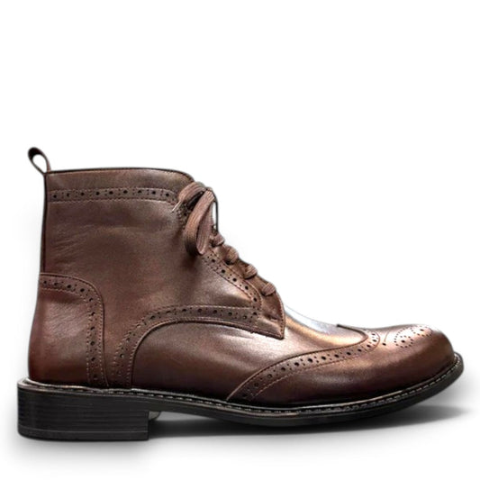 1. Genuine Leather Upper for a Polished finish
2. Leather Lining for Breathability and Comfort
3. Durable Rubber and slip resistant Outsole with Excellent Traction
4. Detailed with Subtle Handmade Stitching for a Refined, distinctive look.