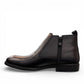 SATEL YAZD 2- BLACK Description:
1. Genuine Leather Upper boots for a Polished finish
2. Leather Lining for Breathability and Comfort
3. Durable Rubber Outsole with Excellent Traction
4. Ideal for Formal Occasions or Smart Casual Wear
5. Detailed with Subtle Handmade Stitching for a Refined, distinctive look.