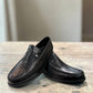 Sina Footwear black genuine leather loafer with a classic silhouette, stitched detailing, and durable rubber outsole.
photo of the front side