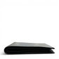 Sina Footwear black genuine leather bi-fold wallet with multiple card slots and bill compartments.