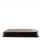 Sina Footwear genuine leather bi-fold wallet in brown, featuring practical inner compartments for cards and cash.