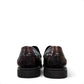 Sina Footwear dark brown genuine leather penny loafer with a classic silhouette and durable rubber outsole.
photo of the  back side