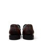 Sina Footwear dark brown genuine leather loafer with a classic slip-on design and durable rubber outsole.
photo of the back side