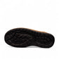 Sina Footwear Datam brown men's slip-on shoes featuring premium leather upper, leather lining, and rubber outsole. Photo of bottom view.