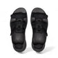 Sina Footwear KEEN Astoria West open toe black hybrid wedge sandals with adjustable straps and contoured arch support.