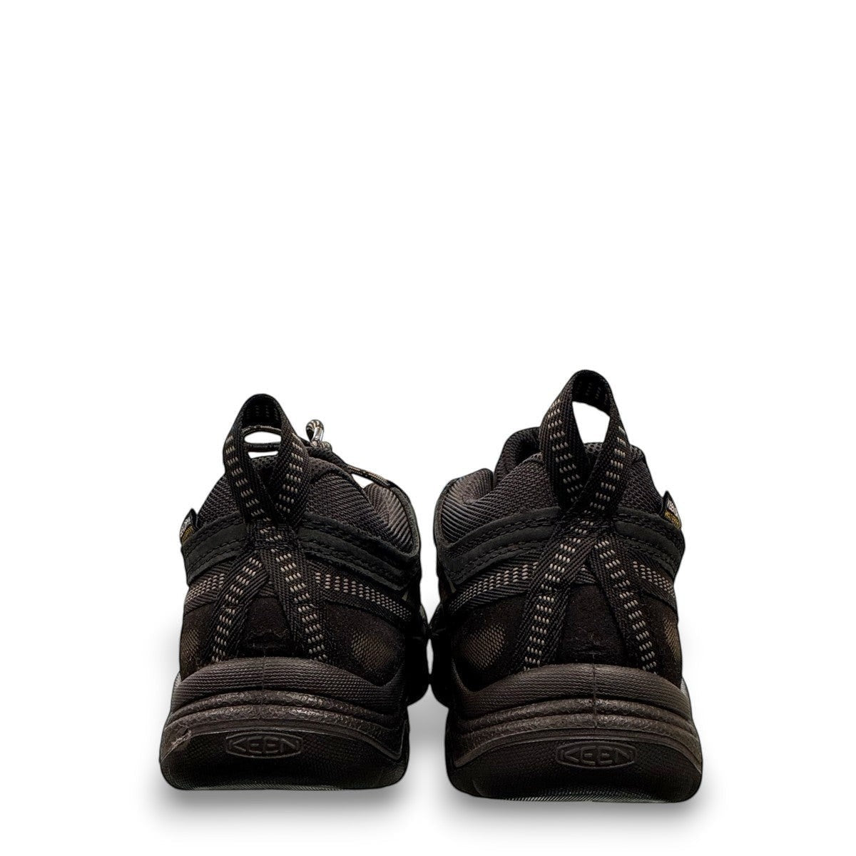 MEN'S TARGHEE IV waterproof hiking shoe in triple black nubuck leather with KEEN.DRY technology.