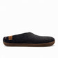 Makalu black wool slippers with a cushioned EnergySole insole, handcrafted for cozy everyday comfort.